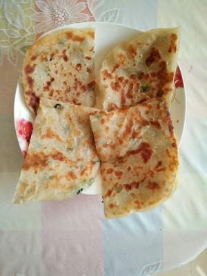 葱花饼~外酥里软香气四溢