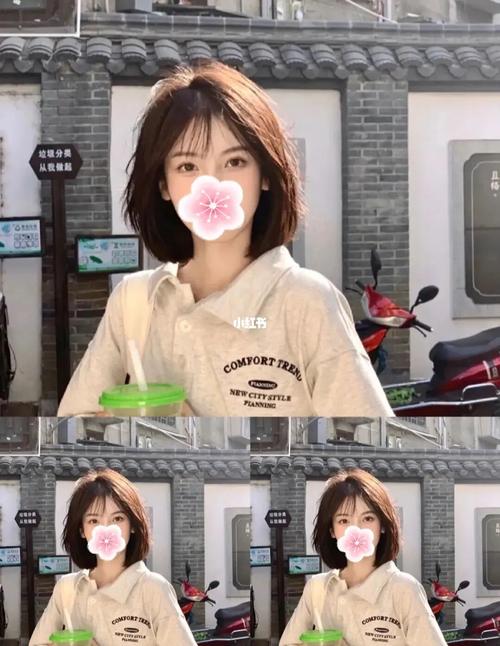 女生中发减龄蓬松锁骨发免打理必备初恋头_发型_锁骨发_减龄_烫发