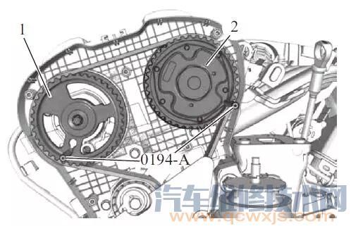 标志508正时校对方法图解