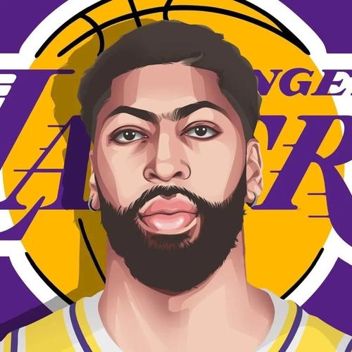 nba球星手绘头像