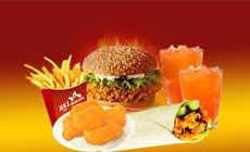 比克利汉堡双人a套餐