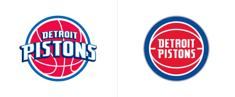 detroit pistons底特律活塞队的新logo