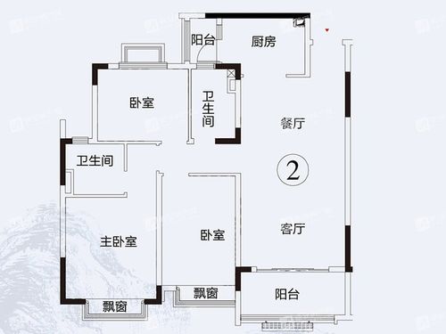 恒大悦府:户型图