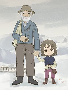 海蒂和爷爷的手抄报 手抄报图片大全集