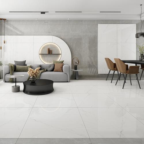 宏宇瓷砖客厅地砖800x800 爵士白大理石地板砖 防滑玻化砖 奥莱
