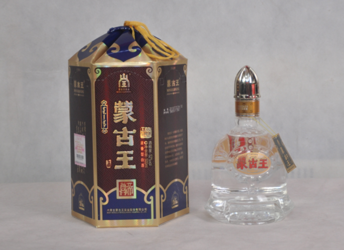 蒙古王52度天尊500ml×4瓶整箱 浓香型 纯正蒙族口味