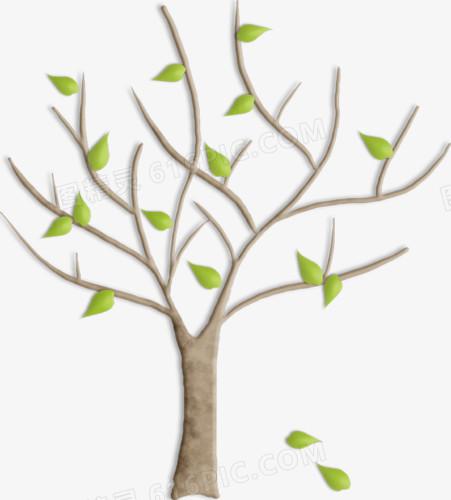卡通树干免抠
