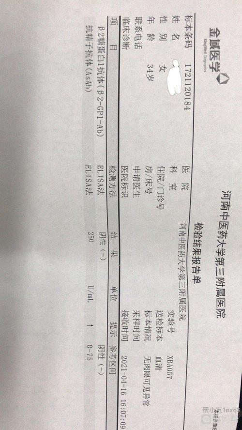 抗精子抗体阳性,数值250