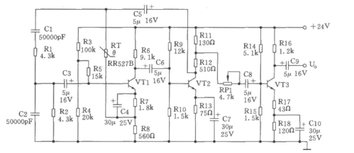 lm358呼吸灯电路图pcb