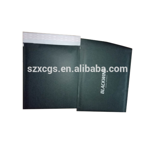 matte black kraft paper bubble mailers