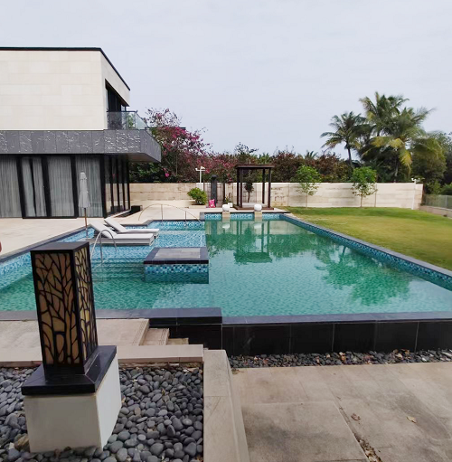 三亚海棠湾别墅引入aqua爱克空气源热泵,打造高端泳池