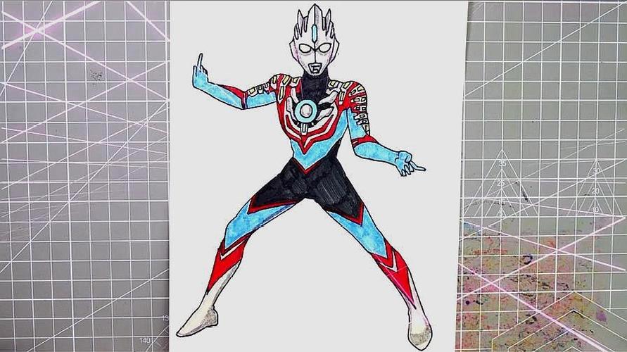 一起来画奥特曼 欧布奥特曼疾风形态