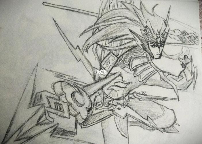 电光马子_神威马超_兴趣爱好_绘画