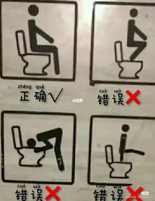 上厕所的正确姿势_表情包_素材_素材_表情包