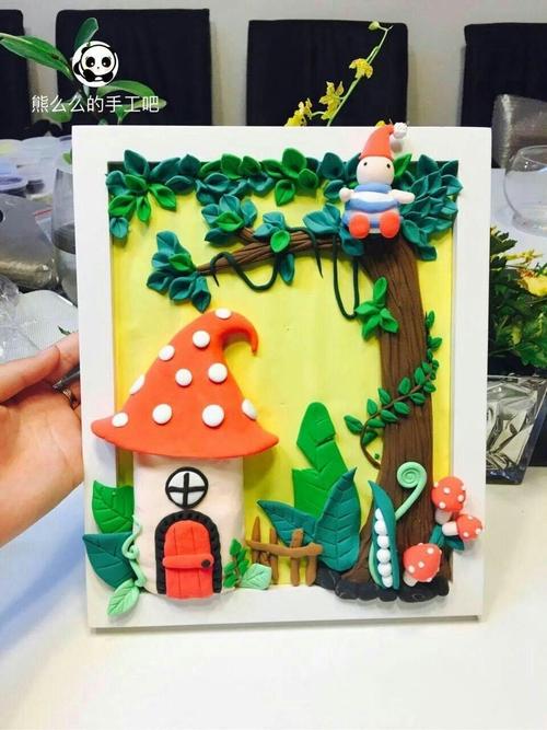 环保幼儿园小五班特色课程——超轻粘土