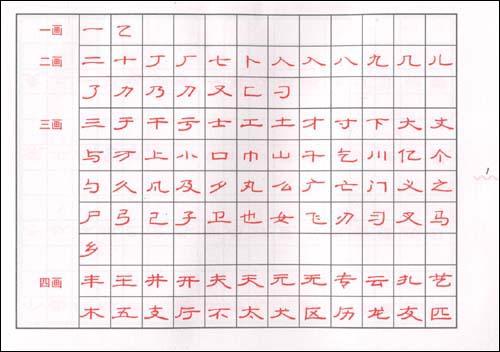 隶书字帖(放大字)