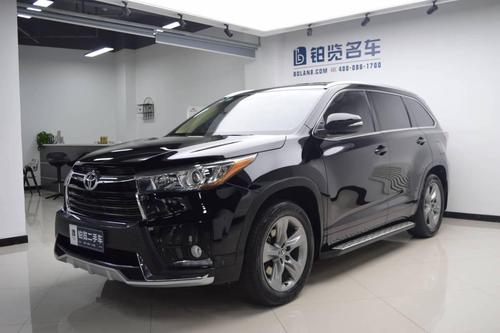 【长春】2015年6月 丰田 汉兰达 2.0t 四驱豪华版 黑色 手自一体