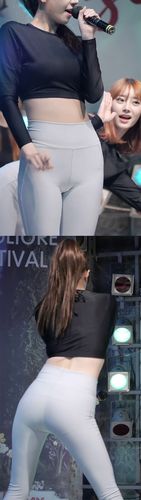 近拍韩紧身裤女团热舞