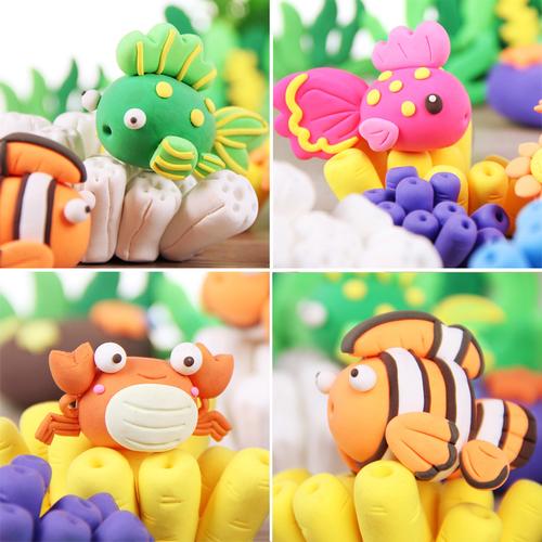 智高超轻粘土水晶球棉花泡泡泥橡皮泥儿童奇妙箱魔法黏土手工玩具