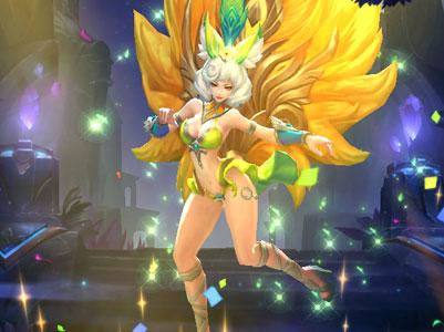 妲己(热情桑巴)台词:以及皮肤特定台词:(11)来和妲己玩耍吧.