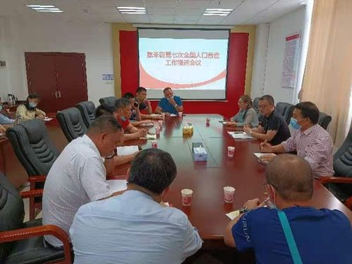 街道办事处主任许攀组织召开嘉禾街七人普工作推进会.
