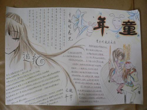 童年中我最喜欢的人物手抄报 少年中国梦手抄报