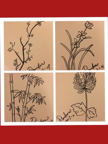 四君子:梅兰竹菊