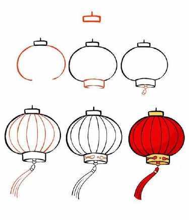 春节鞭炮简笔画手抄报