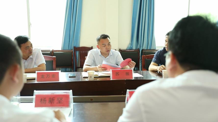 苏振深入蒲稳,青朗等乡镇调研