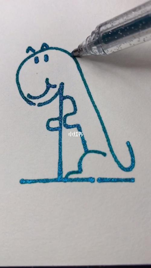 数字"1"画恐龙_简笔画_杭州攻略_简笔画教程_文化_绘画