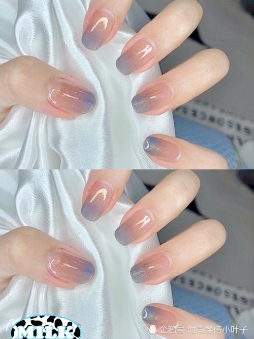 美甲种草/bulingbuling的浅色系美甲