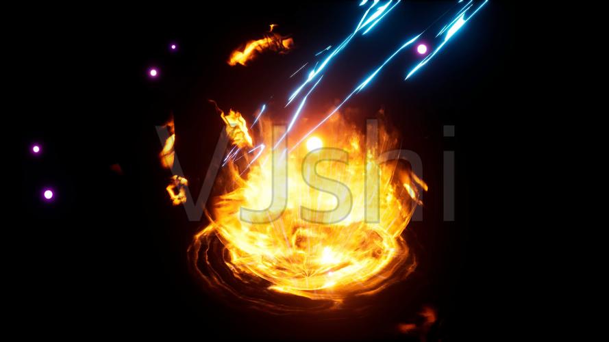 超级赛亚人爆气变身特效(带透明通道)_3840x2160_高清视频素材下载