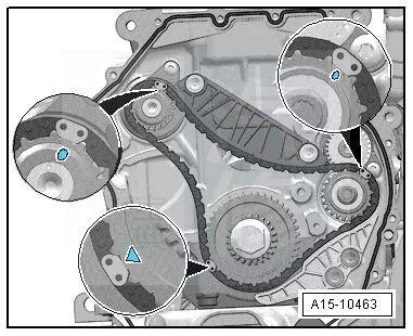 1【精华】110款奥迪发动机正时皮带安装示意图