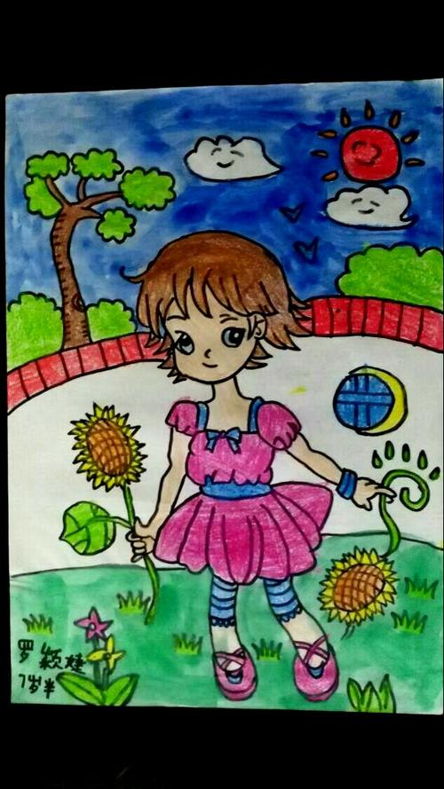 罗颖婕同学的创意儿童画