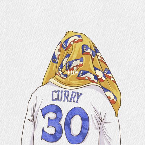 nba手绘头像 库里 90_头像_nba怎么样_手绘_procreate_笔刷_nba头像