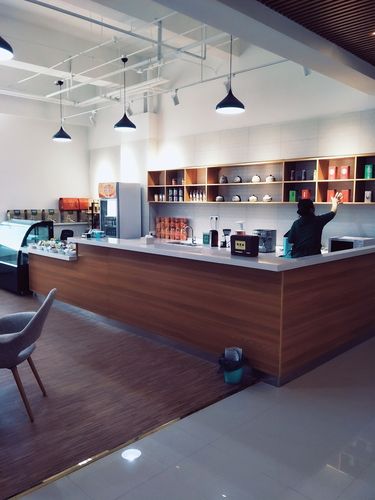 为员工们提供的温馨茶歇区域