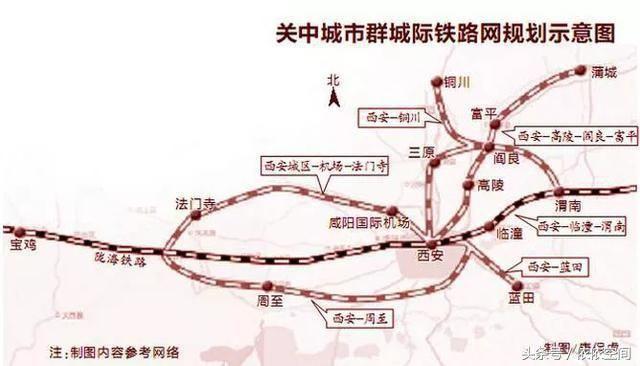 西法城际二期规划,雍城迎来第一条铁路!看看你家乡有车站吗?