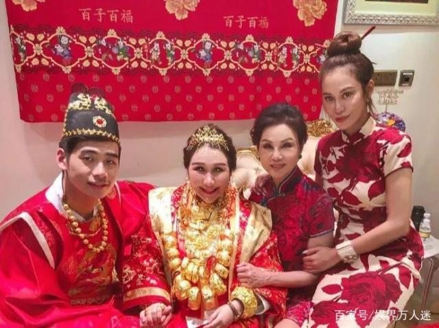 香港名媛婚礼排场大,巨肚何超盈现身超给面子,阵仗堪称名媛聚会