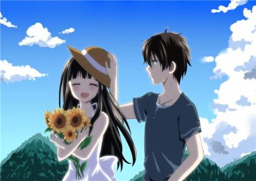 动漫情侣爱情卡通图片