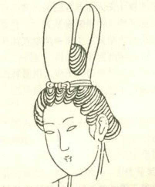 宋代女子髻发戴高冠(河南偃师沟砖刻)