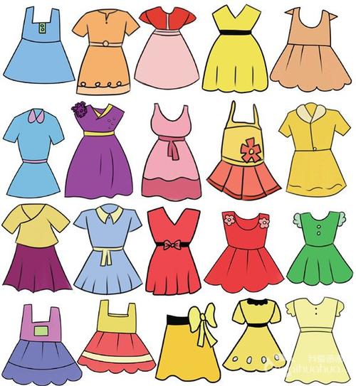 儿童简笔画裙子