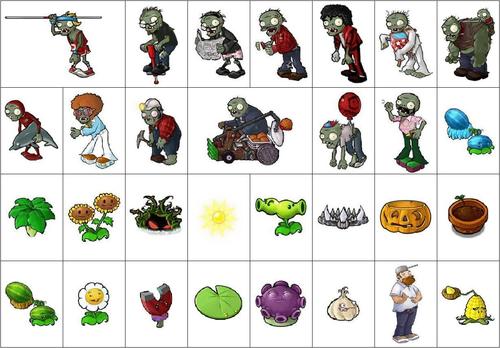 植物大战僵尸人物主人公素材