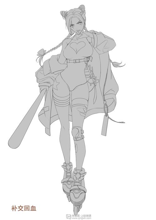 《章节七阶段二— 同人立绘线稿》by 霍乔大队长