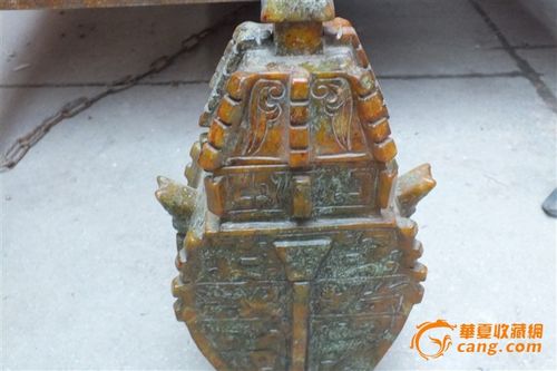 上古玉器玉鼎带盖子的玉鼎