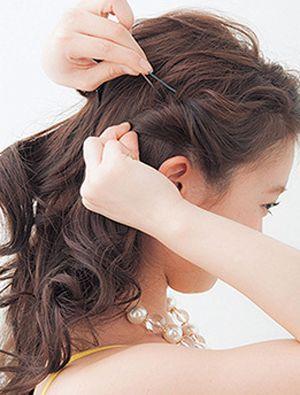 全头烫发怎么扎好看 春季烫发扎法