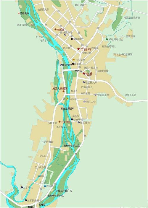 阿勒泰市地图