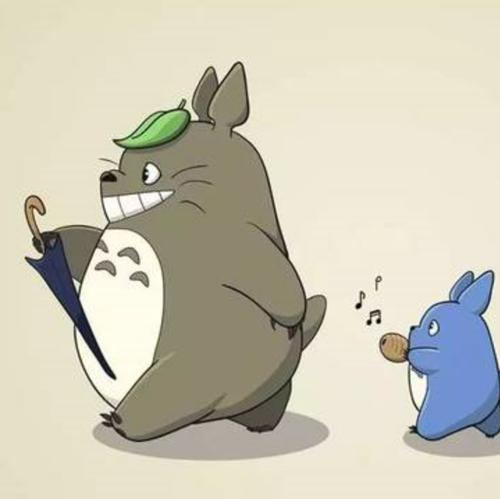 动漫头像·龙猫并不想减肥