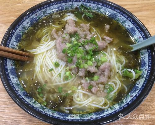 钟家酸菜滑肉面块酸菜滑肉米线图片 - 第3张