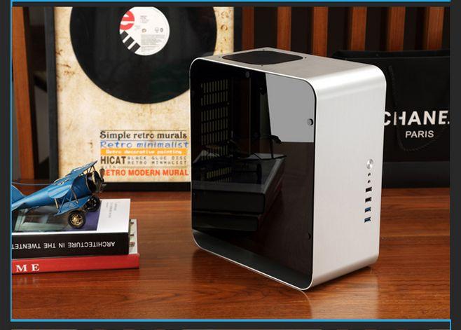 【乔思伯umx1 plus】乔思伯(jonsbo)umx1-plus侧透版本 银色 mini-itx