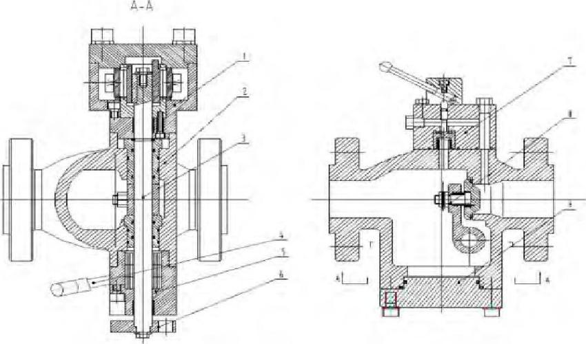 图1 竖装式安全切断阀整机结构图